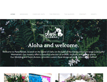 Tablet Screenshot of planthawaii.com